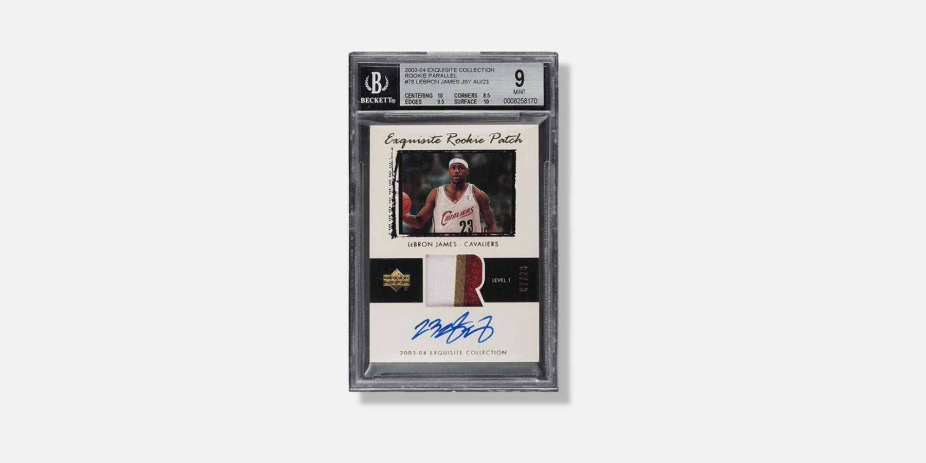 rare lebron rookie card James 2003 UD Phenomenal Beginnings #14 PGI 10 Top 30 Most Expensive Lebron