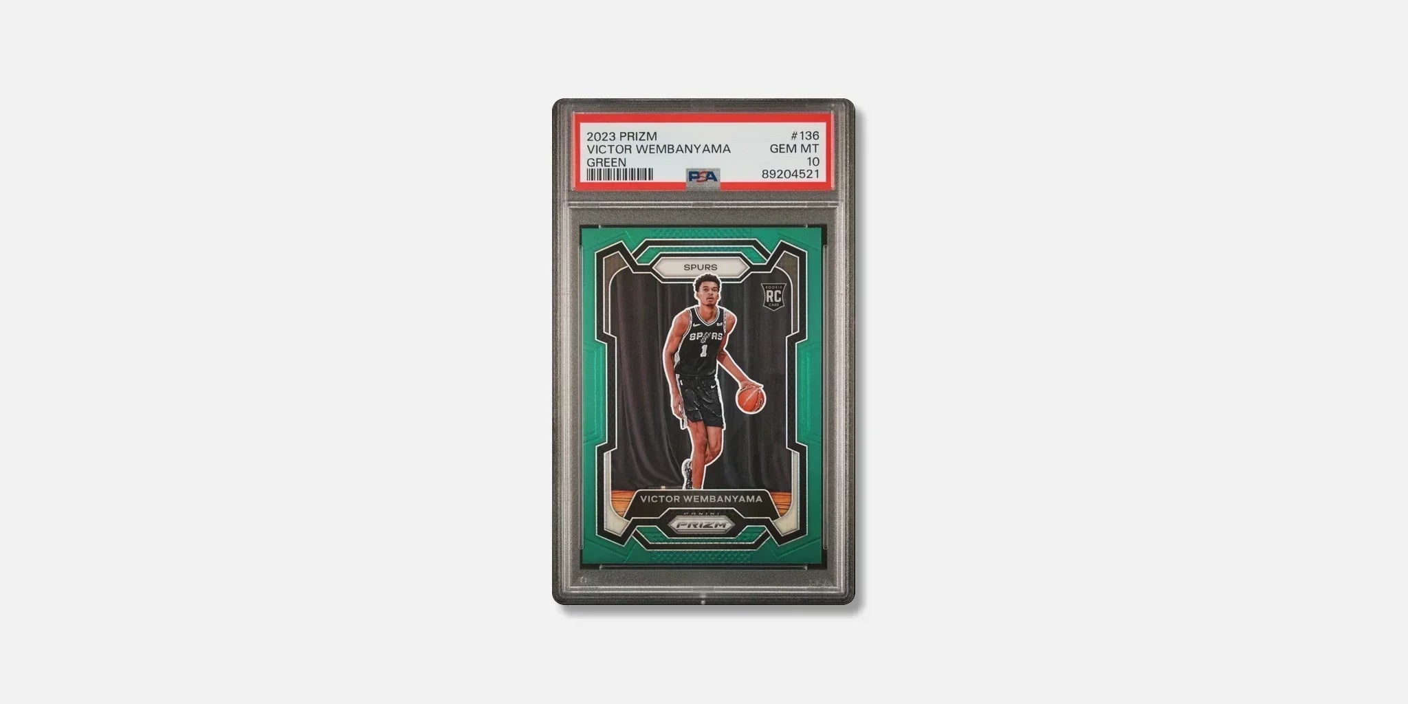 2023-24 Panini Prizm Victor Wembanyama #136 PSA 10