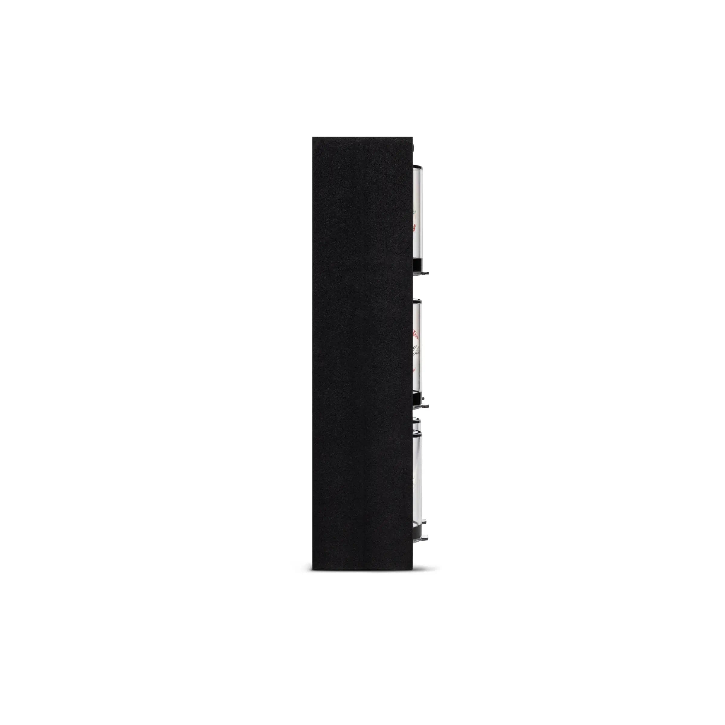 Vaulted Baseball Display - 9-Ball - Side Profile with Baseballs