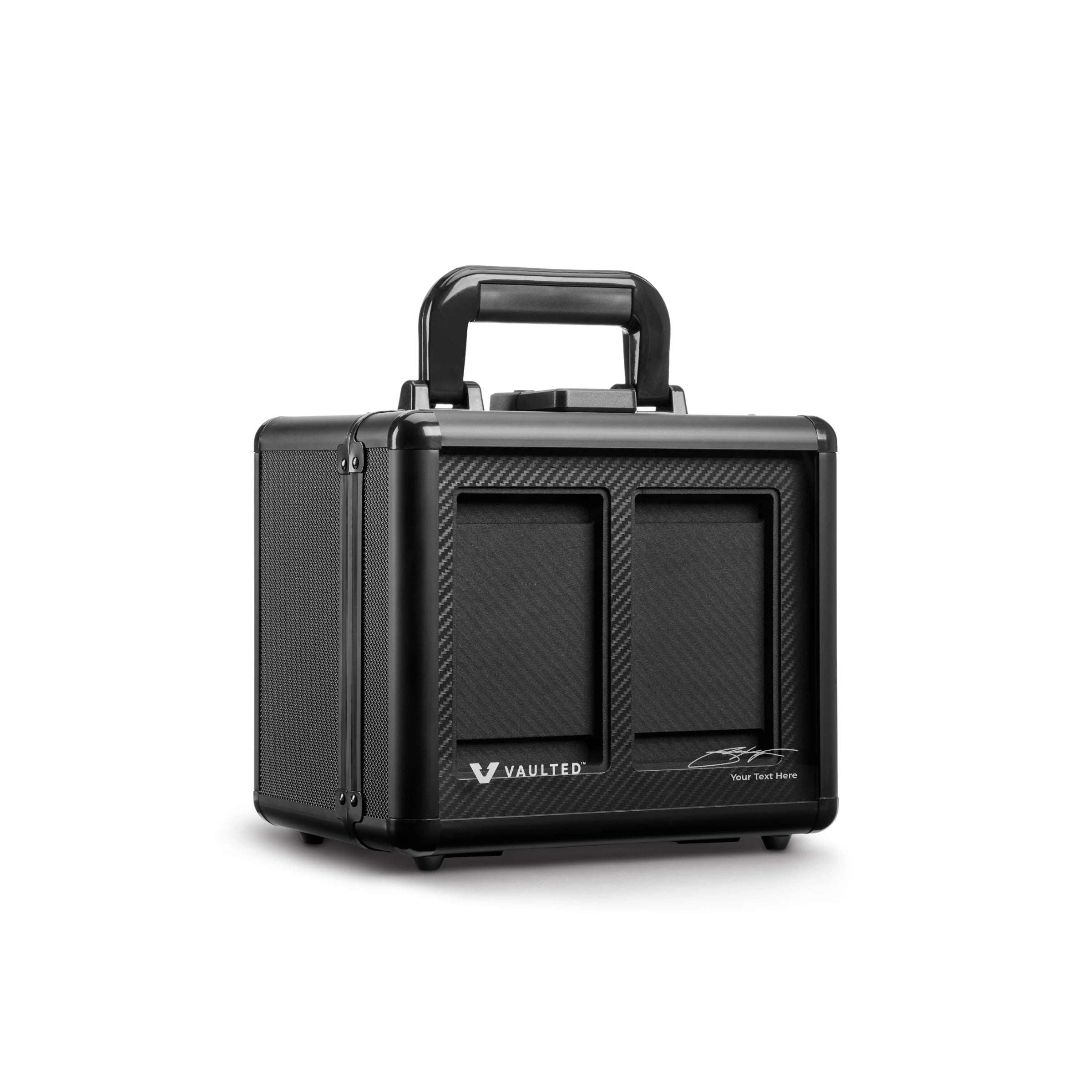 Vaulted Card Case (2-Row) - VaultedID - Front View Empty