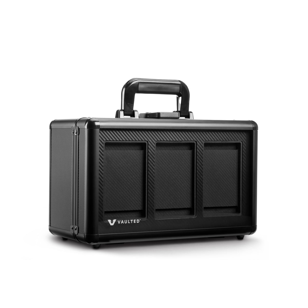 Vaulted Card Case (3-Row) - Front View Empty