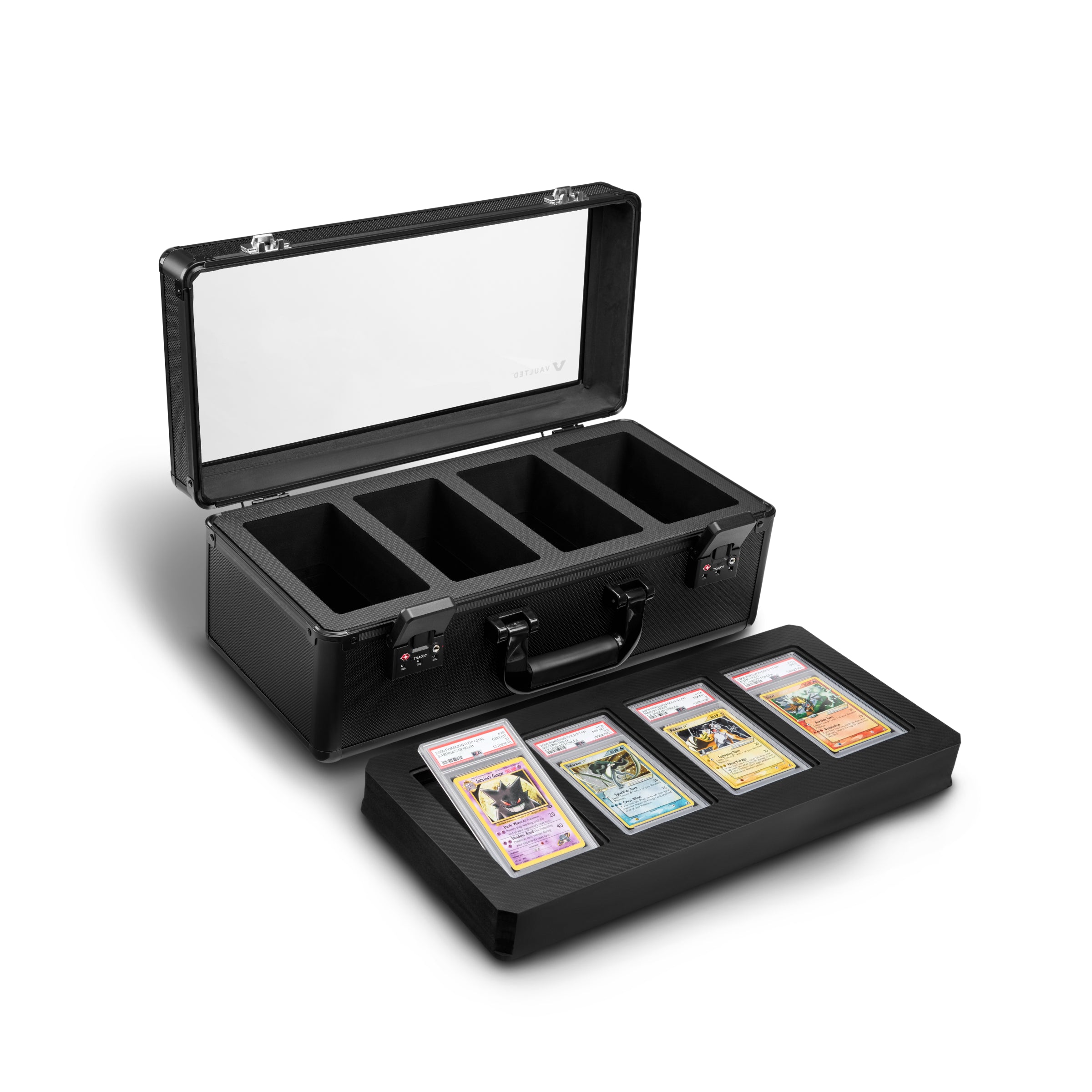 Vaulted Card Case (4-Row) - Expanded View