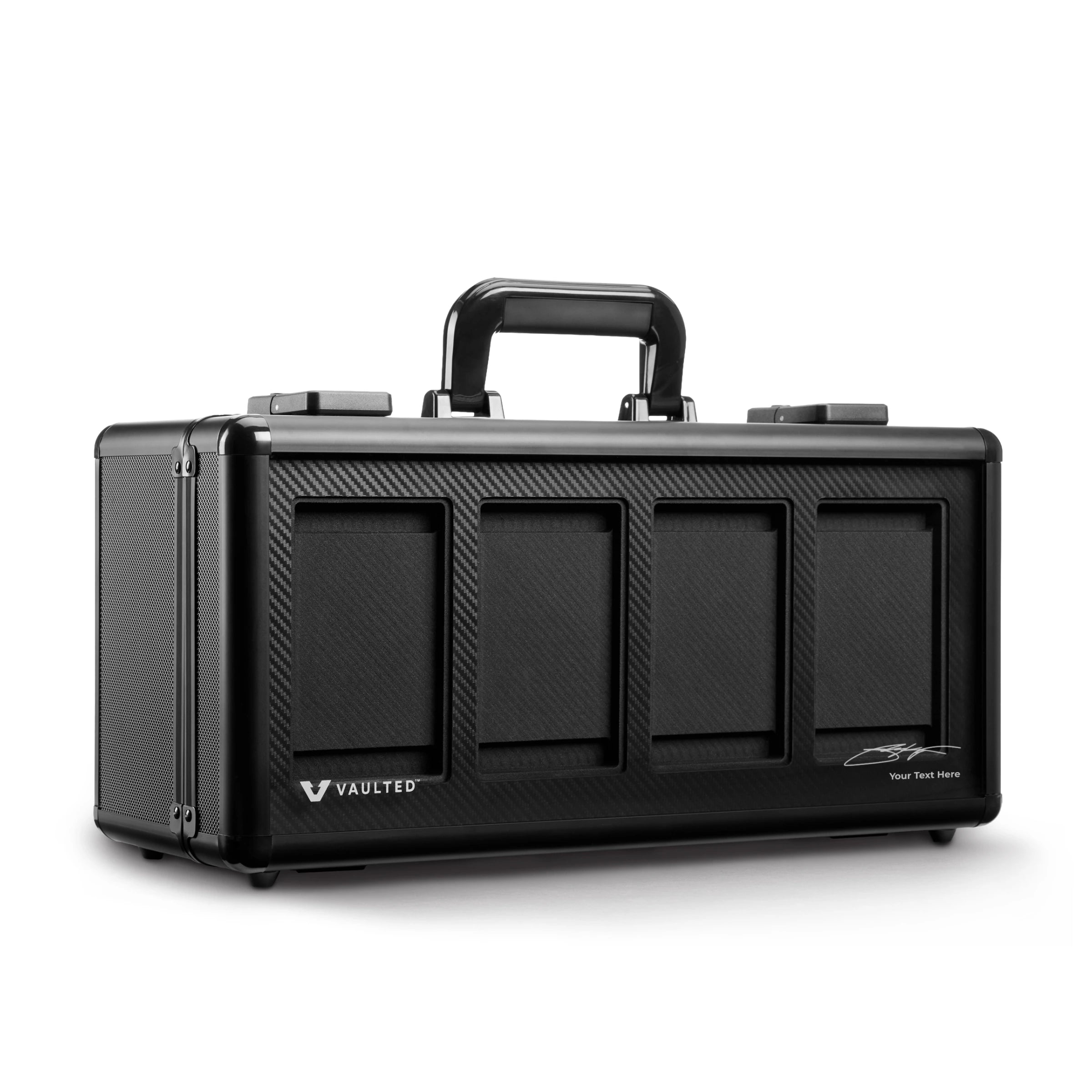 Vaulted Card Case (4-Row) - VaultedID - Front View Empty