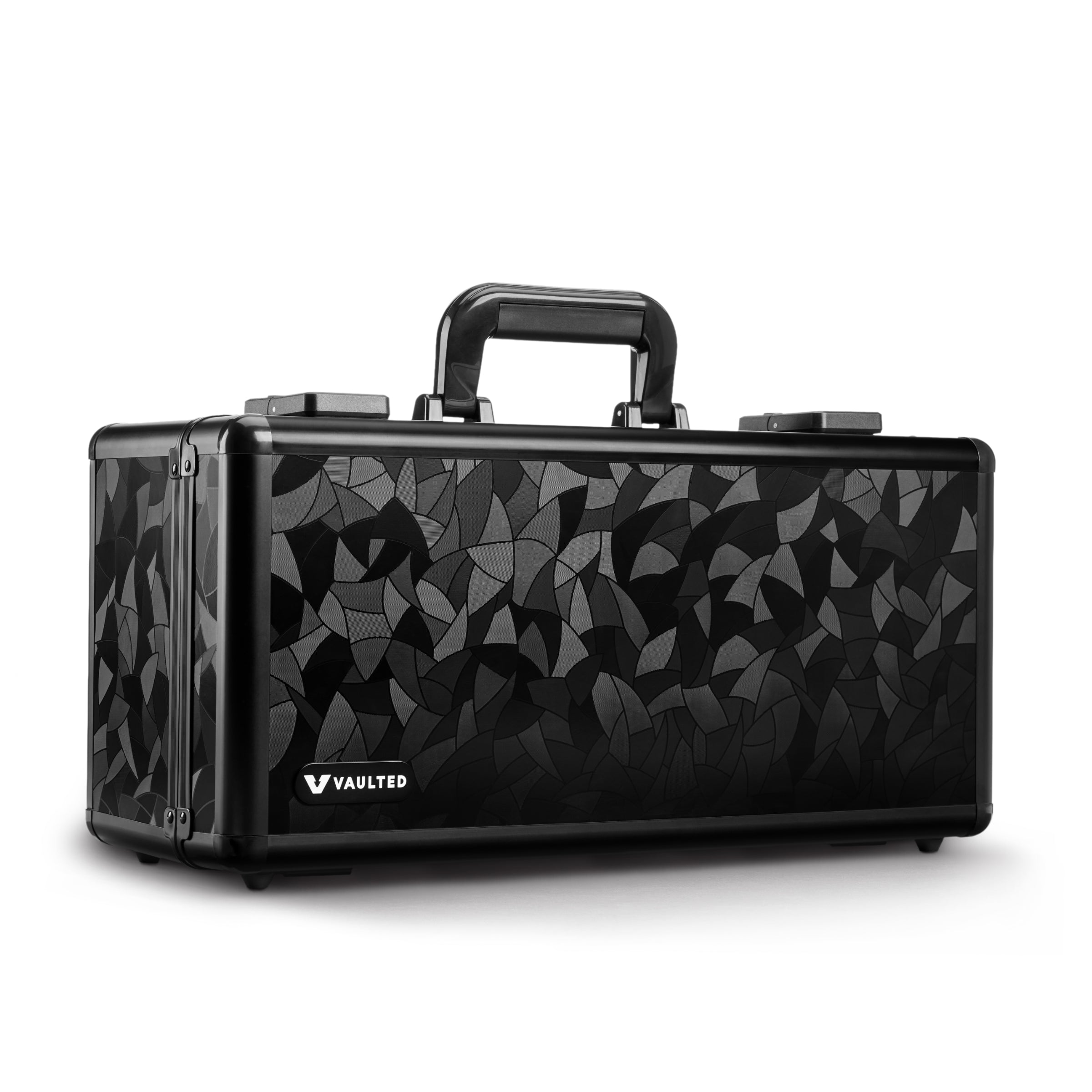 Vaulted Card Case Stealth (4-Row) (Black Mosaic) - Front View 2
