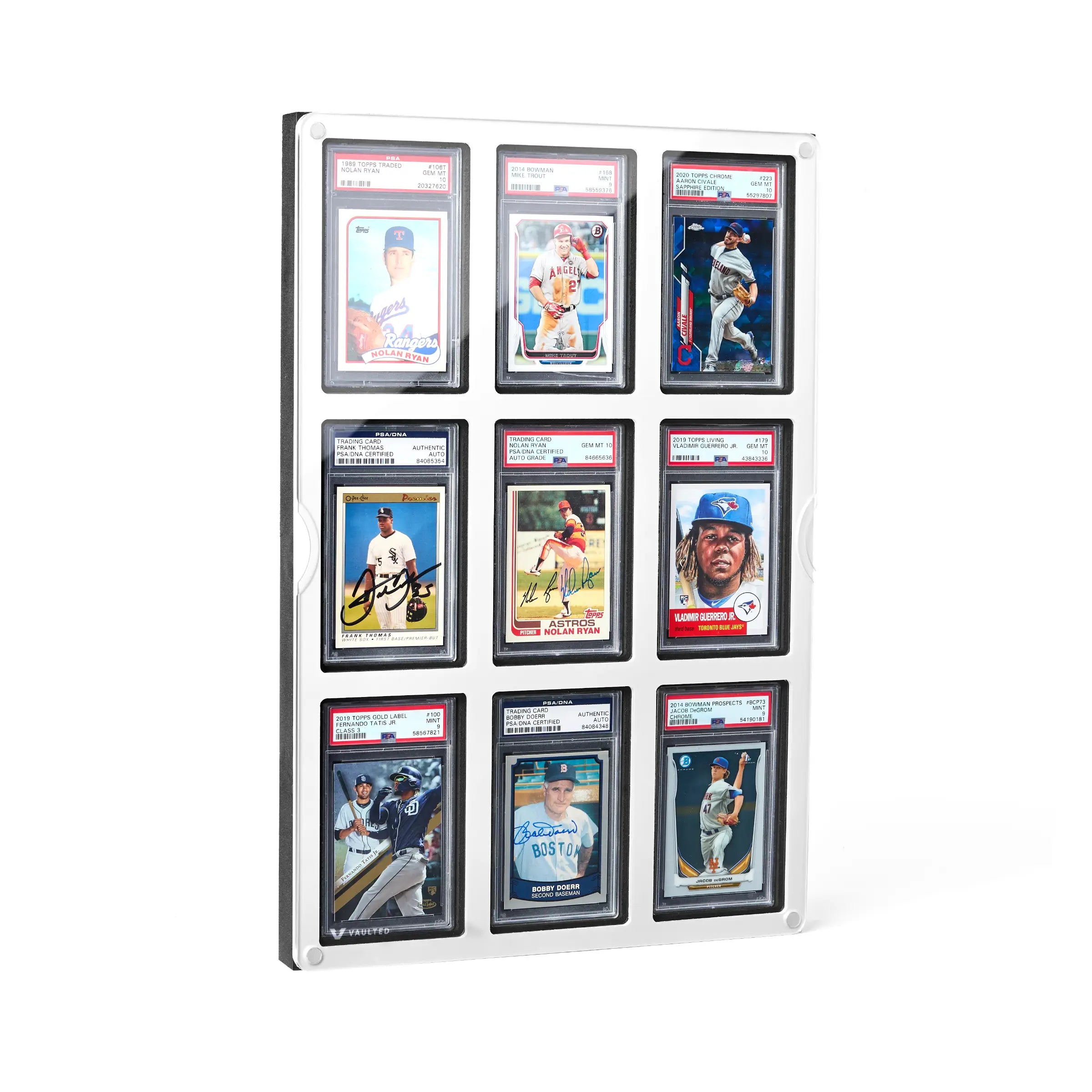 Card Display Plus (PSA) (Satin White) - Front - 3qtr