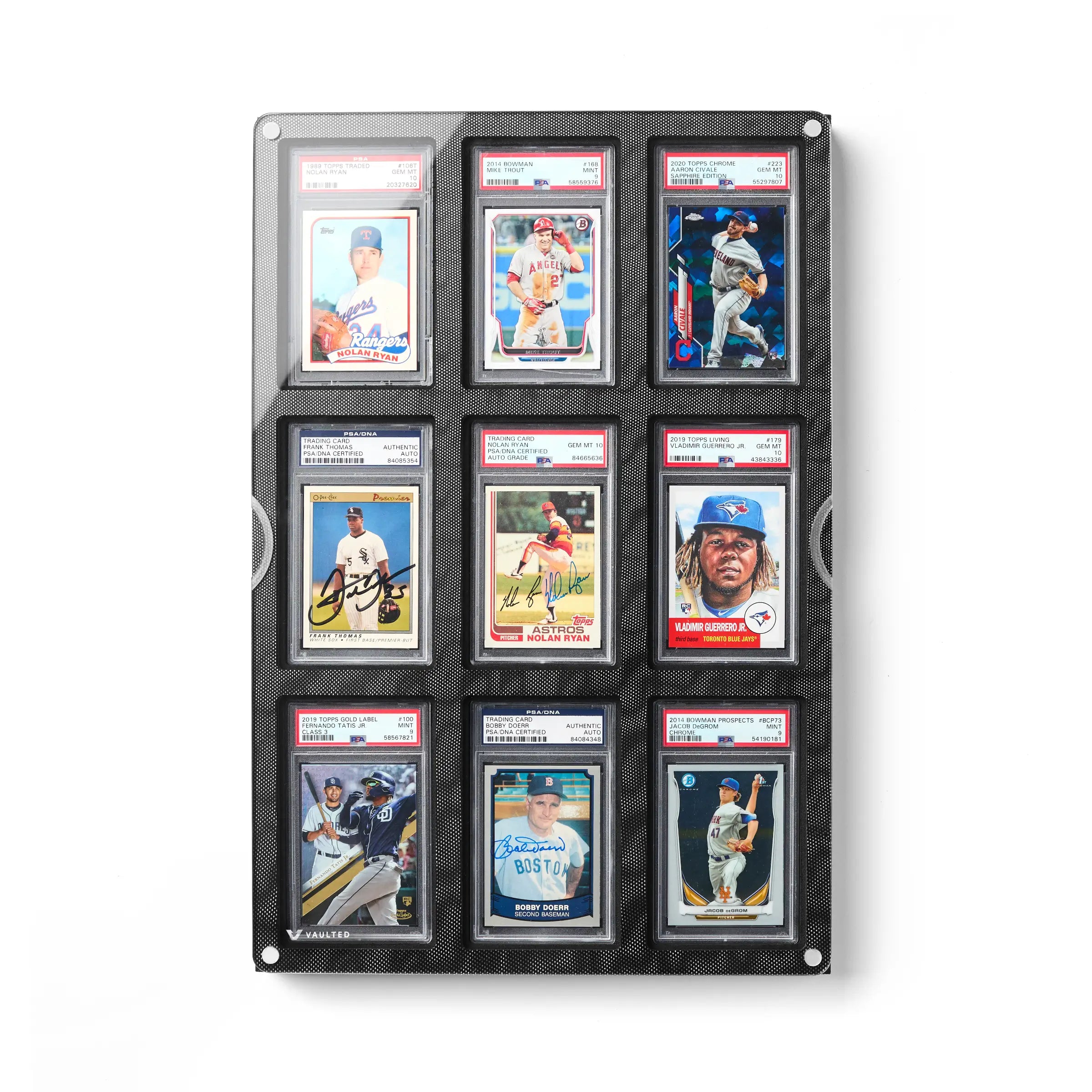 Card Display Plus (PSA) (Black Holowave) - Front