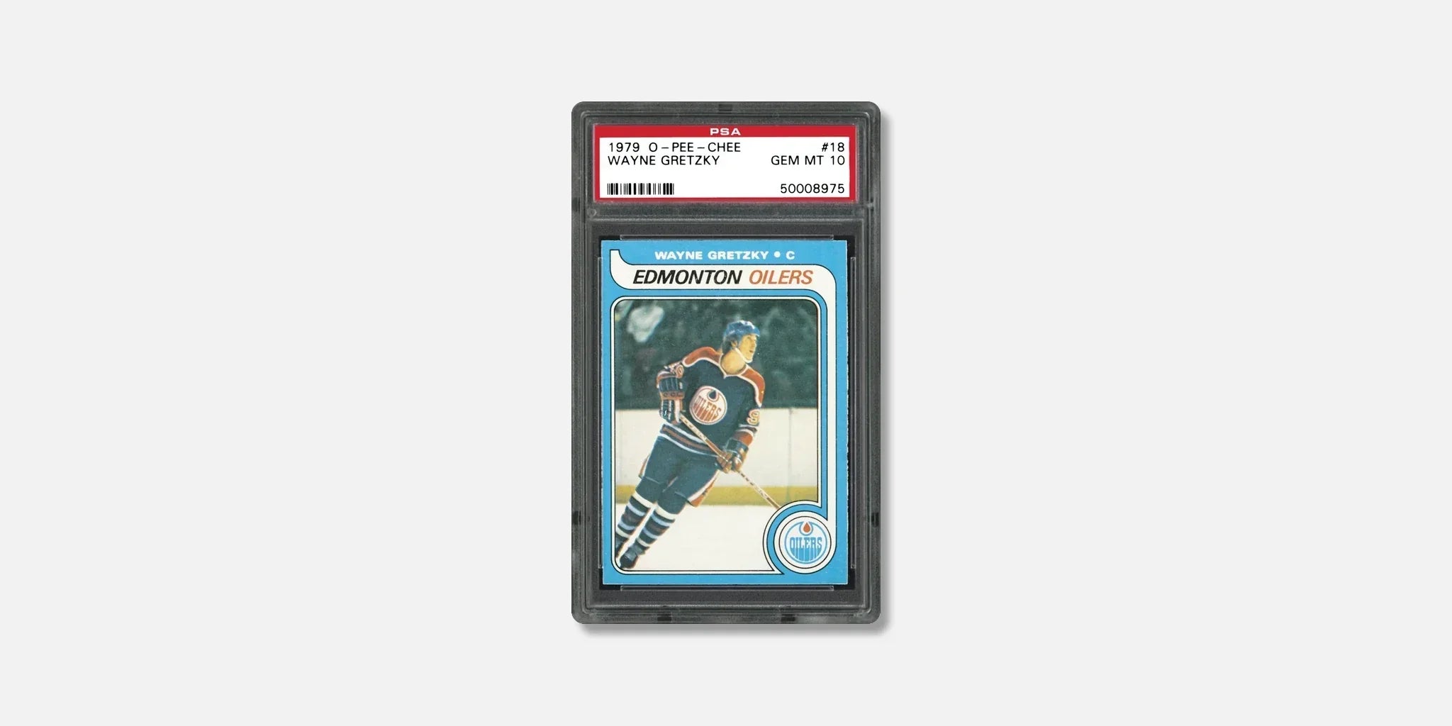 1979-80 O-Pee-Chee Wayne Gretzky #18, graded PSA 10