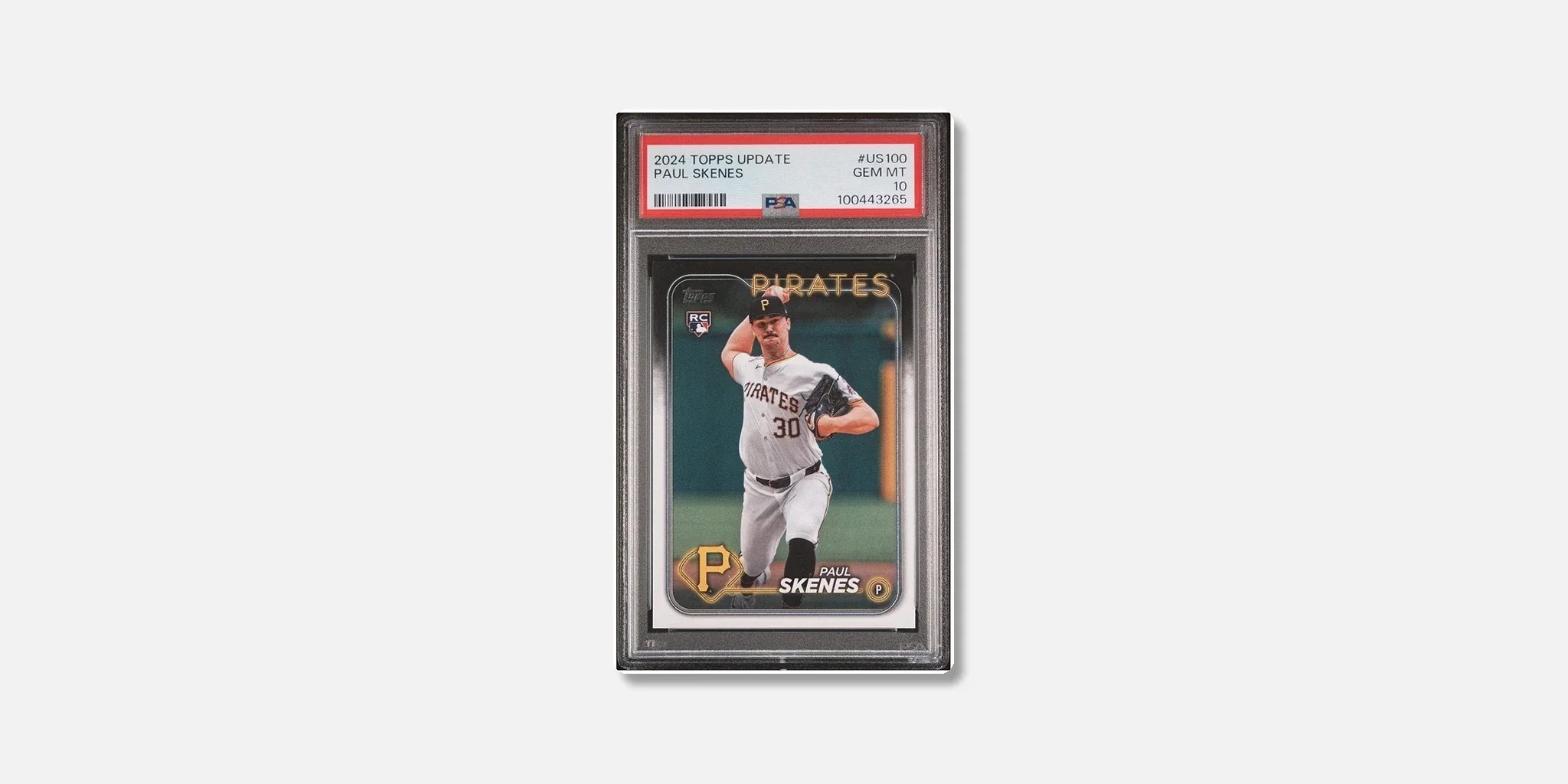 2024 Topps Update Paul Skenes #US100, graded PSA 10