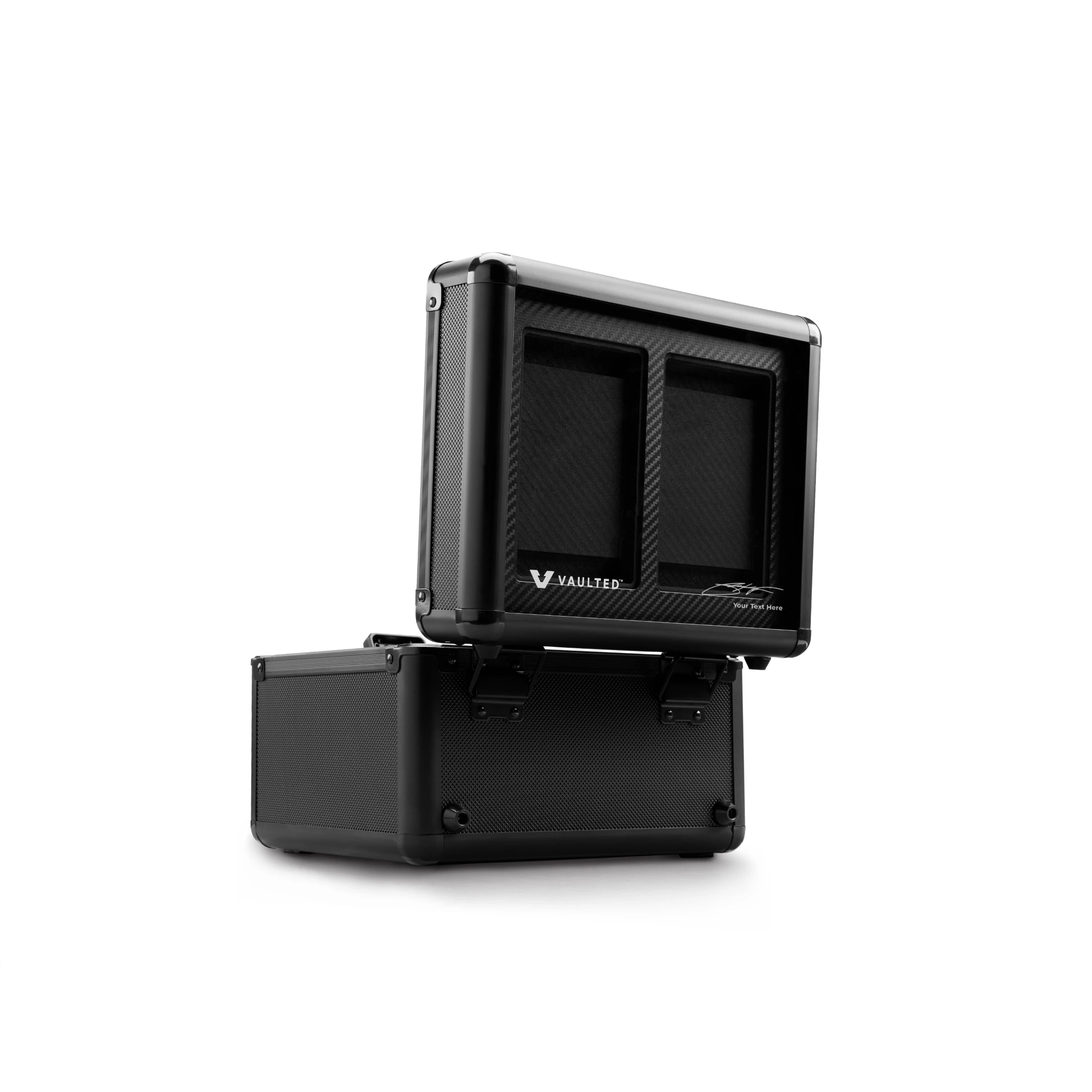 Vaulted Card Case (2-Row) - VaultedID - Back View Empty