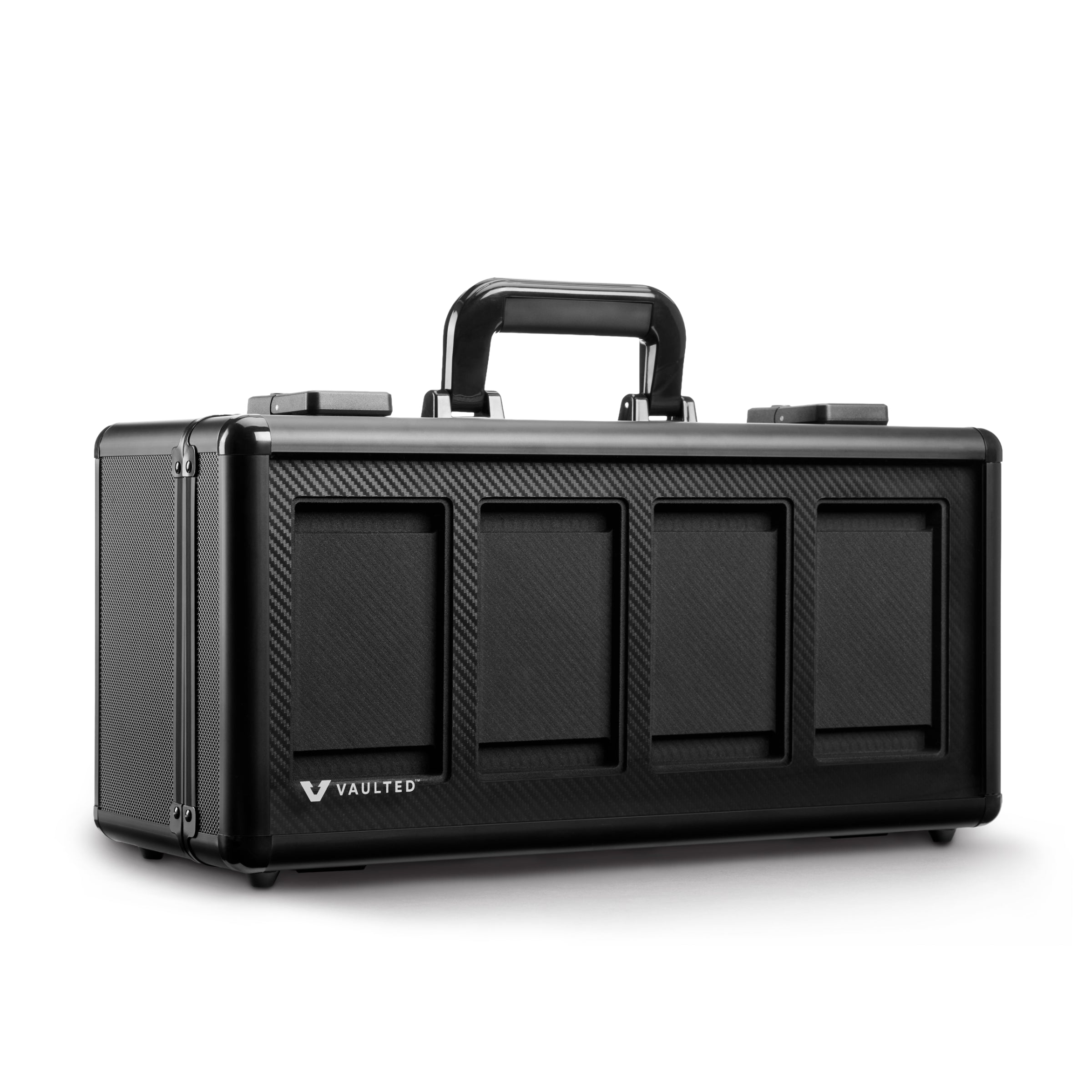 Vaulted Card Case (4-Row) - Front View Empty