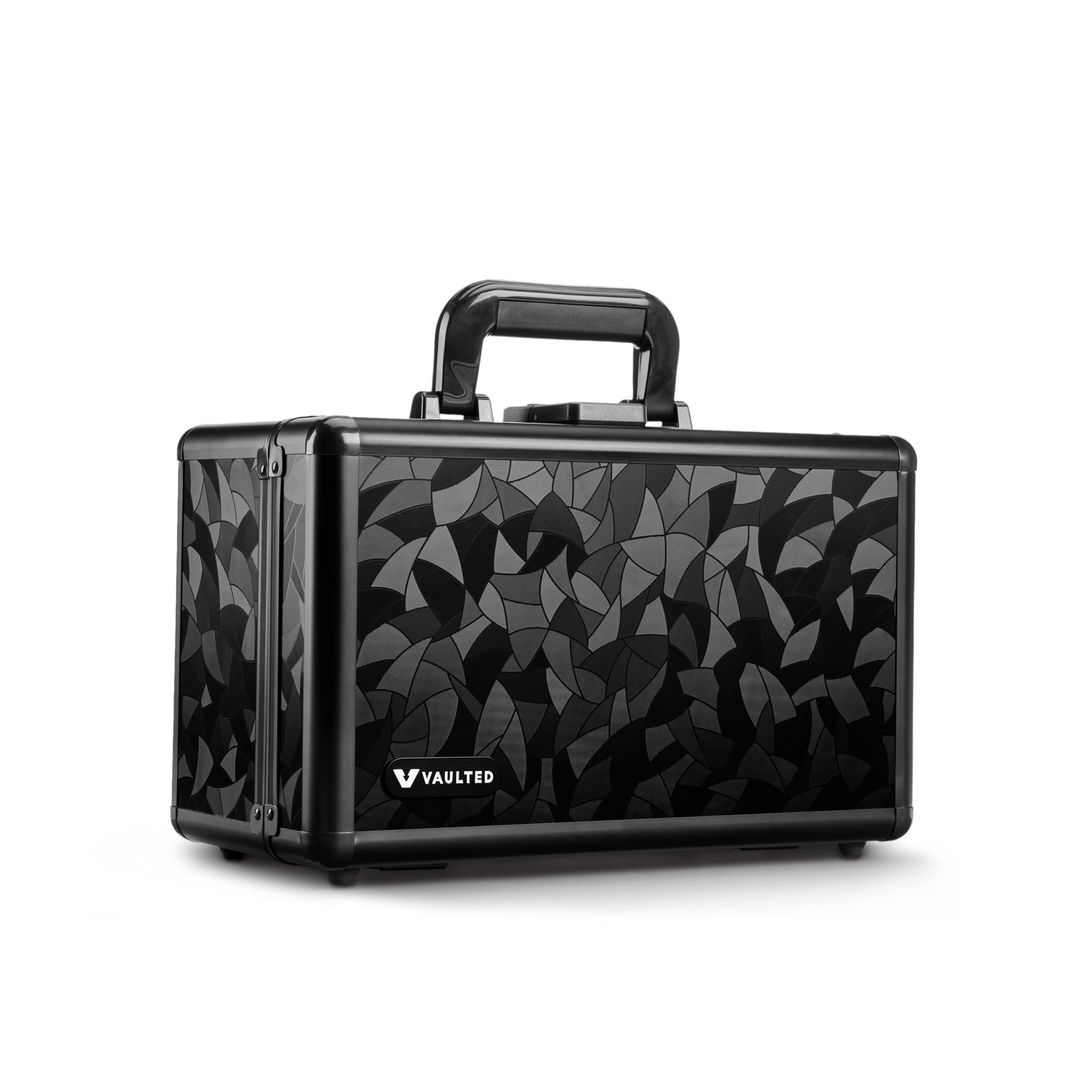 Vaulted Card Case Stealth (3-Row) (Black Mosaic) - Front View 2