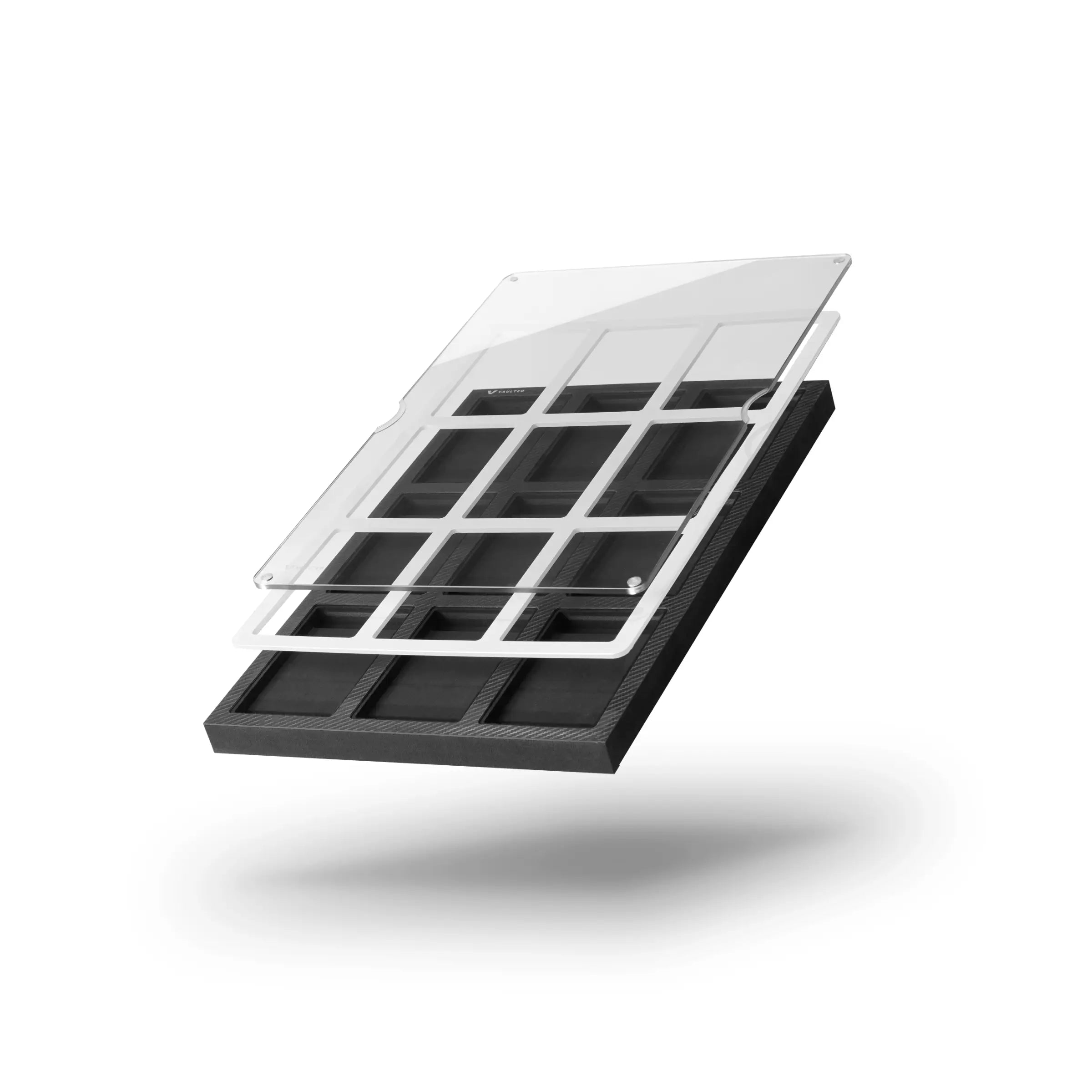 Card Display Plus (Mag) (Satin White) - Float