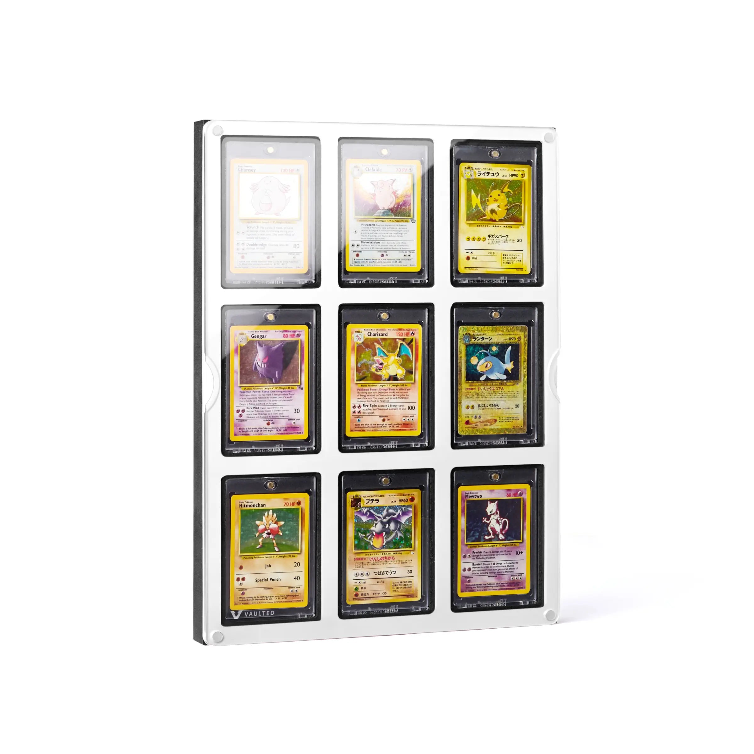 Card Display Plus (Mag) (Satin White) - Front - 3qtr