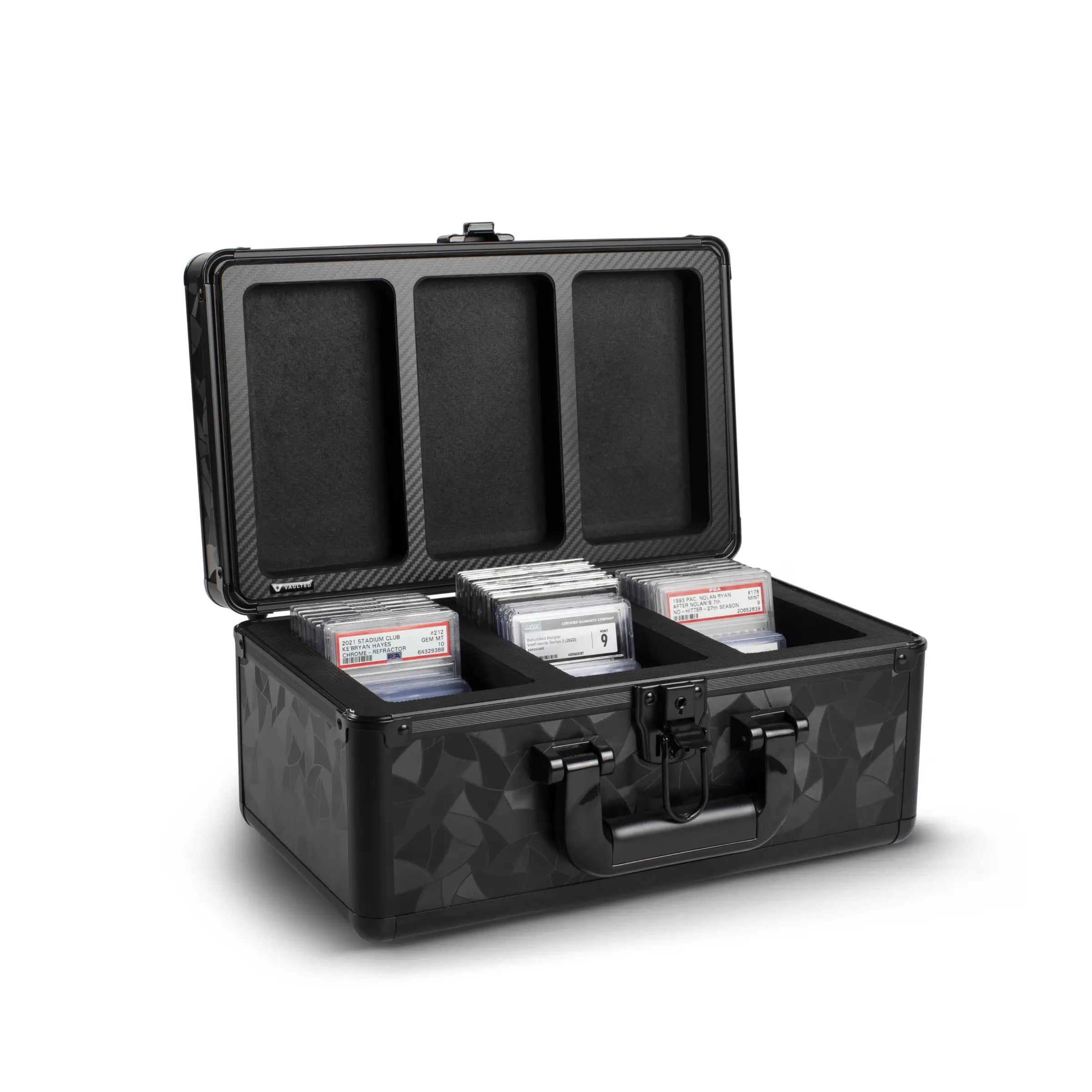 Card Case Stealth - 3 Row - Black Mosaic - 2