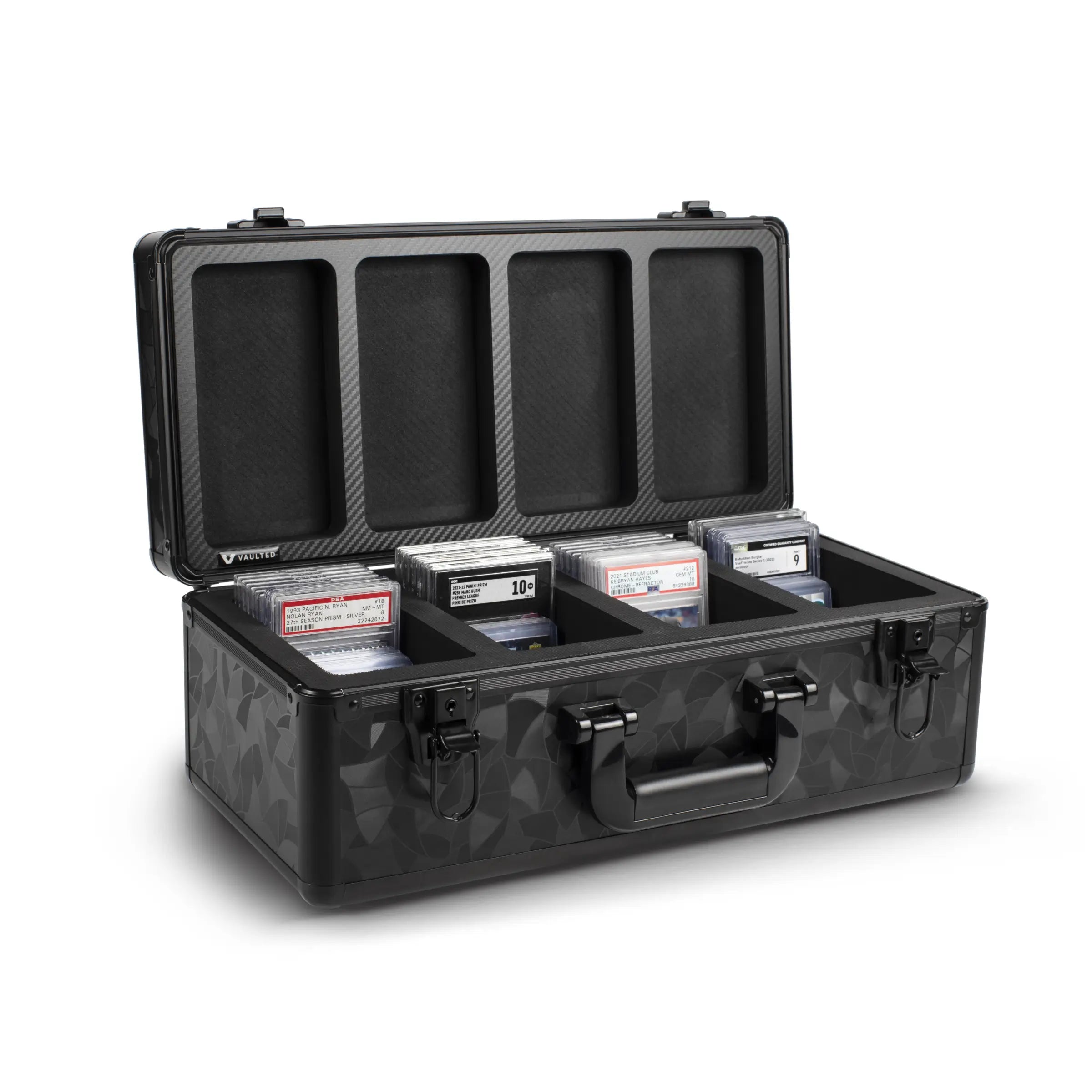 Vaulted Card Case Stealth - 4 Row - Black Mosaic - 3