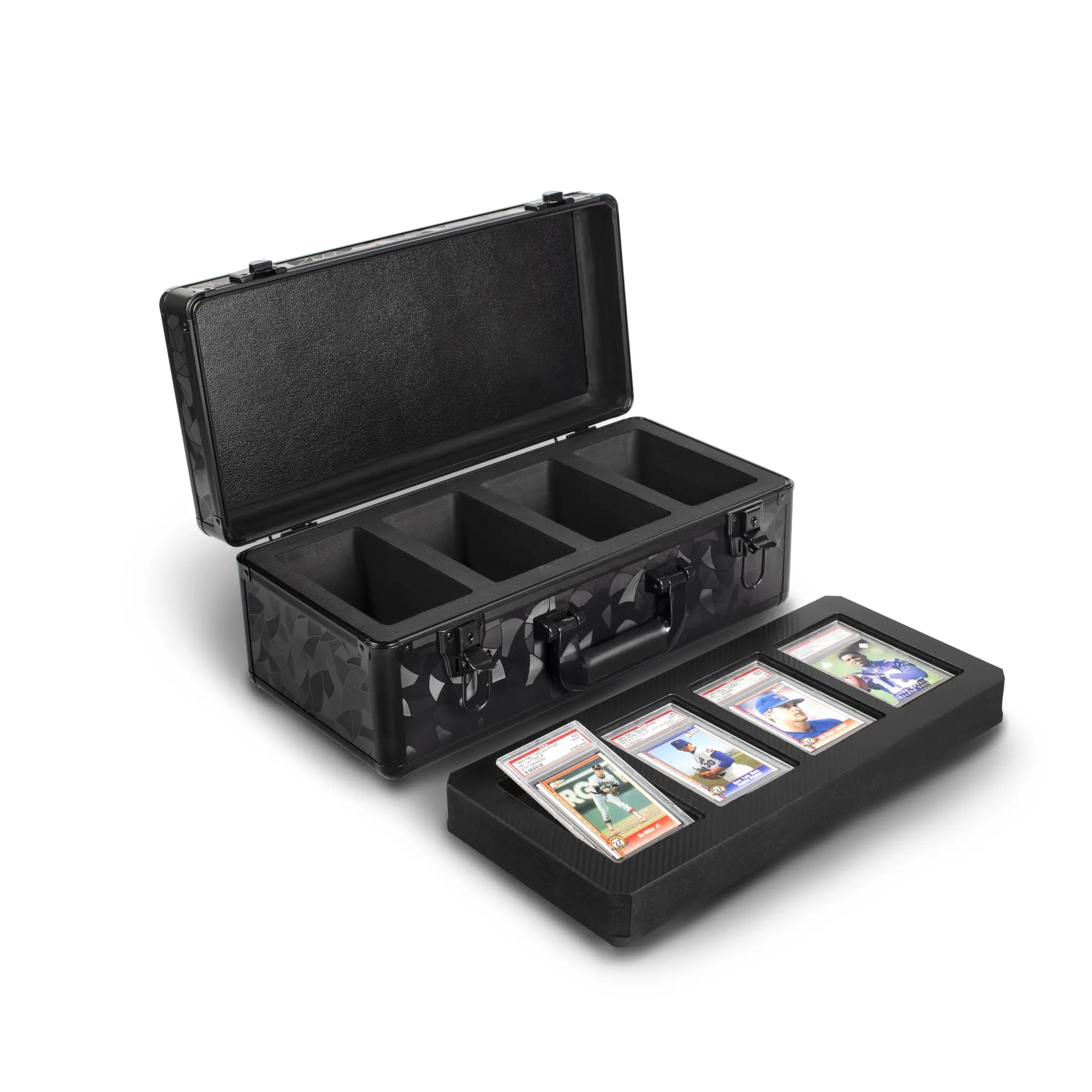 Vaulted Card Case Stealth - 4 Row - Black Mosaic - 5