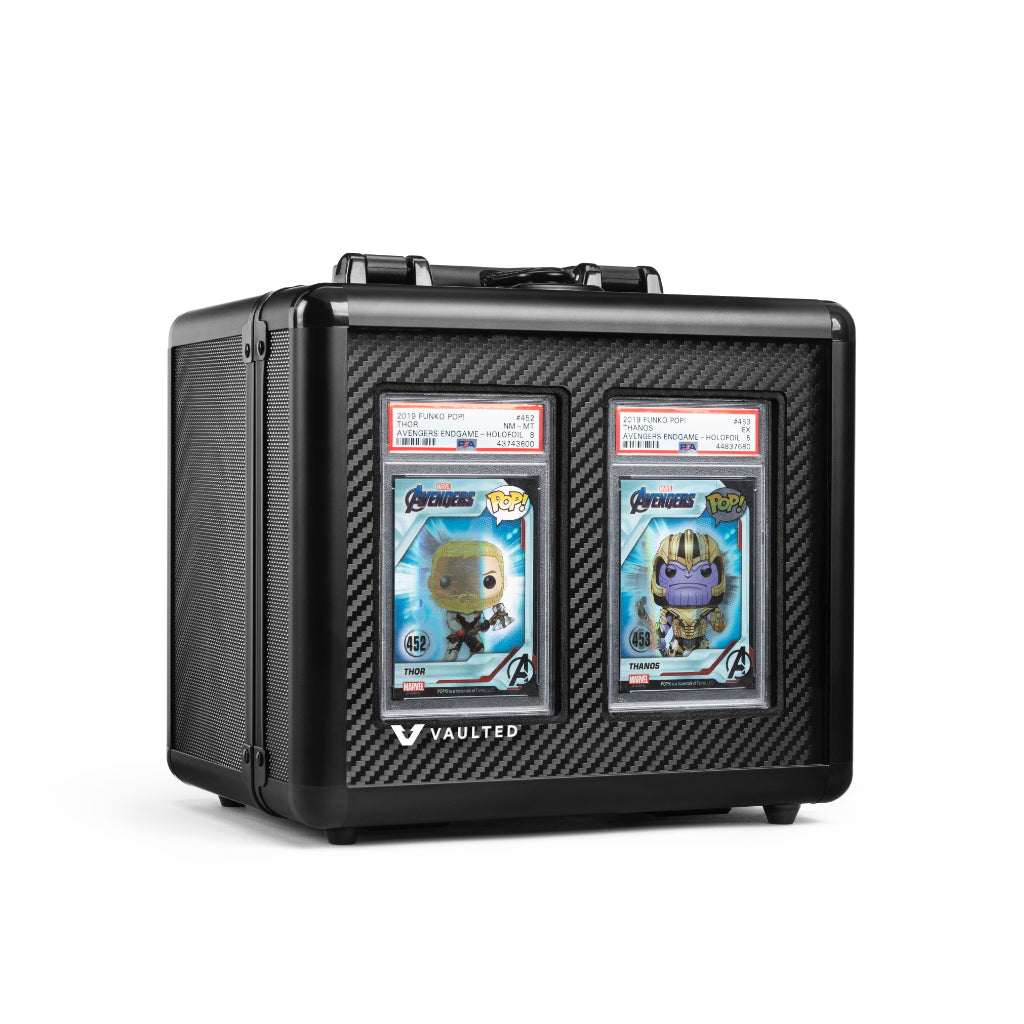 Vaulted Display Vault Mini. Trading card case. With Funko Pop Cards.