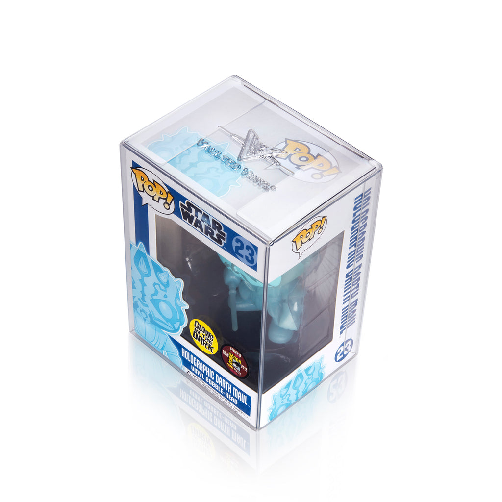 Vaulted Vinyl Guardian 0.70mm 4" Funko Pop Protectors - UV and Scratch Resistant protective cases for Funko Pop figures.