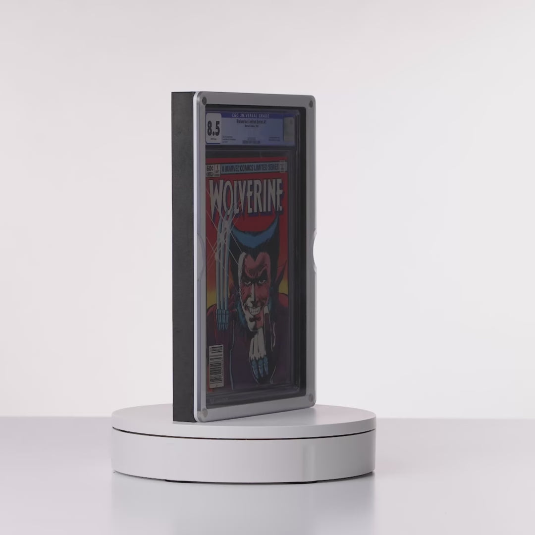 Vaulted Comic Display Plus (Satin White) - Video