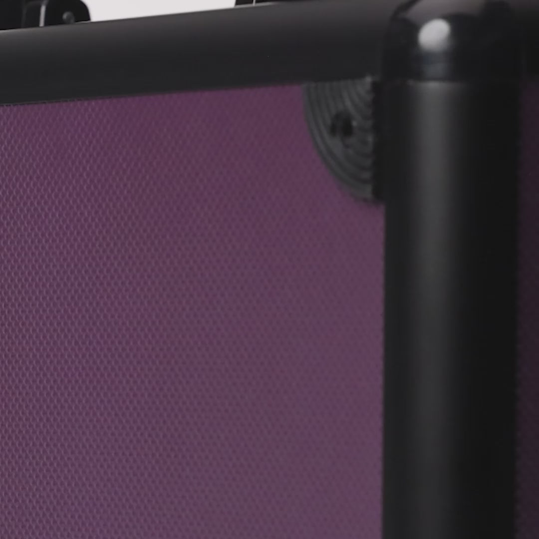Vaulted Card Case (4-Row) (Purple) - 360 Video